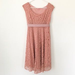 NWOT Hello Miz Maternity Lace Dress with Ribbon